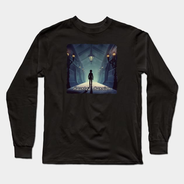 Haunted Mansion Long Sleeve T-Shirt by Pixy Official